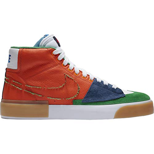 Nike SB Zoom Blazer Mid Edge - Zapatillas para hombre 41, Safety Orange Lucky Green, 47.5 EU