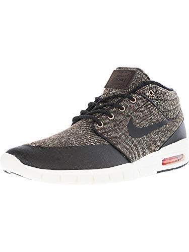 Nike Stefan Janoski MAX Mid, Zapatillas de Skateboarding Hombre, Marrón (Baroque Brown/Black-Laser Crimson-Sail), 38.5