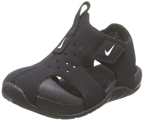 NIKE Sunray Protect 2 (PS), Sandal, Black White, 32 EU