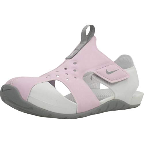 Nike Sunray Protect 2, Walking Shoe, Lila Helado/Partícula Gris/Polvo Fotón, 27 EU