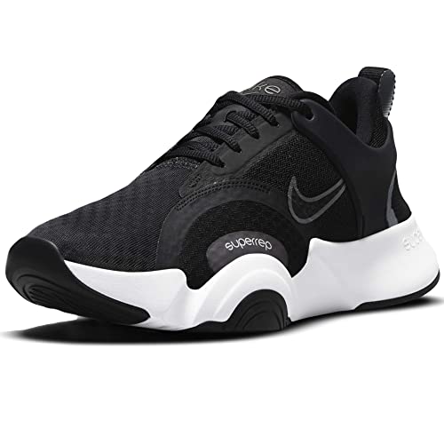 Nike superrep 2, Zapatillas Mujer, Schwarz Grau Weiß, 38 EU