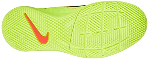 Nike Vapor 14 Academy IC, Zapatos de fútbol (IN), Volt/Bright Crimson, 37.5 EU