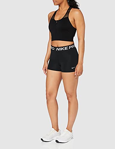 NIKE W NP 365 Short 3" Shorts, Womens, Black/(White), M