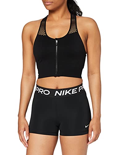 NIKE W NP 365 Short 3" Shorts, Womens, Black/(White), M