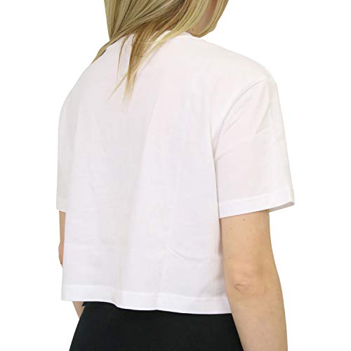 NIKE W NSW tee Essntl CRP ICN Ftra Camiseta, Mujer, Blanco (White/Black), M