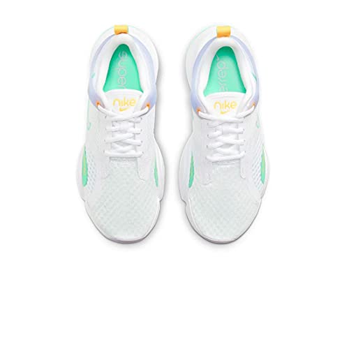 Nike W Superrep Go 2, Entrenador. Mujer, White Green Glow Infinite Lilac, 40 EU