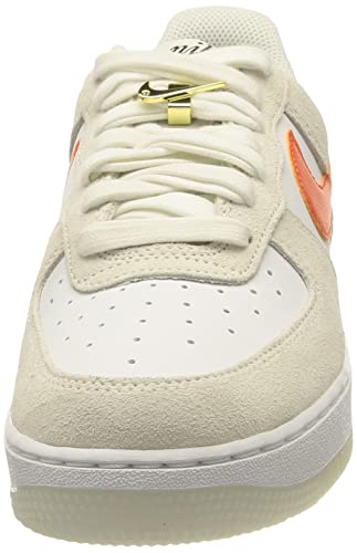 Nike Wmns Air Force 1 '07 Se, Zapatillas Deportivas Mujer, White Summit White Sail Orange, 40 EU