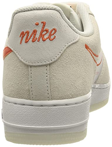 Nike Wmns Air Force 1 '07 Se, Zapatillas Deportivas Mujer, White Summit White Sail Orange, 40 EU