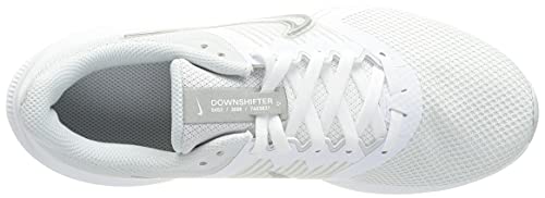 Nike Wmns Downshifter 11, Zapatillas para Correr Mujer, White Mtlc Silver Pure Platinum Wolf Grey, 38 EU