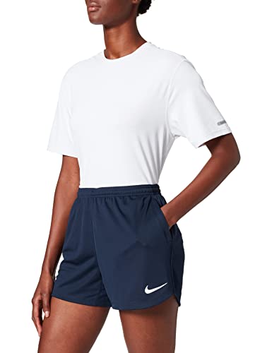 NIKE Women's Team Club 20 Short Pantalones Cortos, Obsidian/White/White, M para Mujer