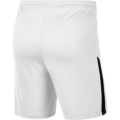 NIKE Y NK Dry Lge Knit II Short NB Sport Shorts, Niños, White/Black/Black, L