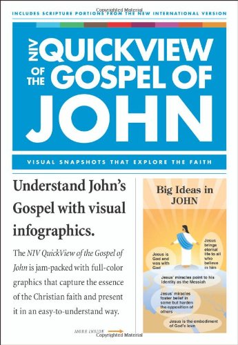 Niv, Quickview of the Gospel of John, Paperback: John and John 1 John (NIV QuickView Bible)