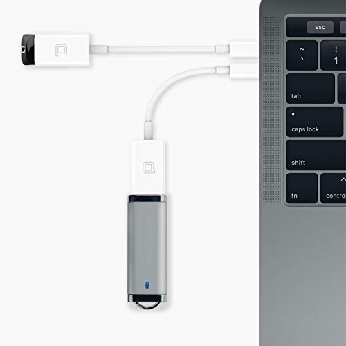 nonda Adaptador USB C a USB 3.0, USB Tipo-C a USB, Adaptador Thunderbolt 3 a USB hembra para MacBook Pro 2020/19/18, MacBook Air 20/19/18, iPad Pro 2020 y más dispositivos tipo C