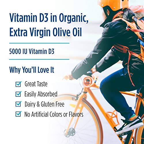 Nordic Naturals Vitamina D3 5000, 5000 Ui Naranja - 120 Cápsulas Blandas 120 Unidades 70 g