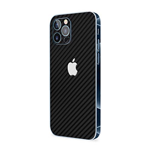 Normout Skin para la parte trasera del iPhone 12 Pro , 2 protectores de cámara iPhone 12 Pro , protege contra rasguños, daños, suciedad y huellas dactilares. Negro carbón