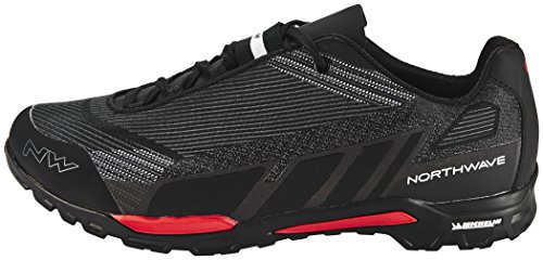 Northwave Sapatos NW Outcross Knit, Zapatillas Hombre, Negro, 38 EU