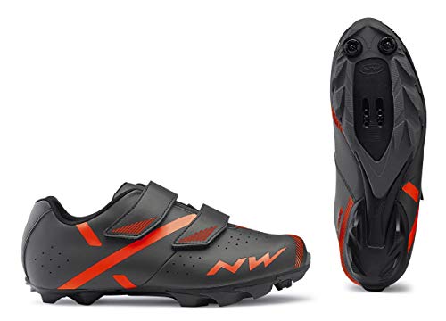 Northwave Spike 2 MTB 2020 - Zapatillas para bicicleta de montaña, color gris y naranja, color Naranja, talla 46 EU