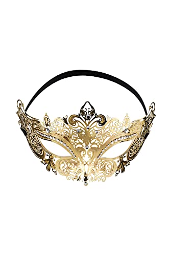Nothing Shop Máscara metálica para carnaval, diseño veneciano