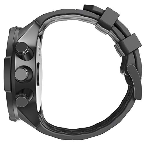 NotoCity Compatible con Correa Suunto 9 Spartan/Titanium/Smart Watch GPS/Suunto Spartan Sport Wrist HR (Negro)