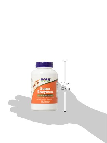 NOW Foods Super Enzymes, 180 Capsules