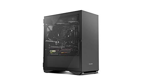 NOX Hummer Zero - NXHUMMERZEROBK - Minitorre Micro ATX-ITX, diseño Minimalista, cristal Templado, ventilador 120mm preinstalado, espacio hasta 5 ventiladores, filtro antipolvo, USB 3.0, color negro