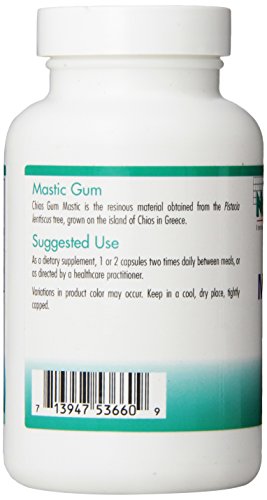 Nutricology, Mastic Gum, 120 Cápsulas