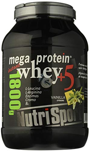 Nutrisport Mega Protein 5 Whey Vainilla 1,8Kg. 1800 g