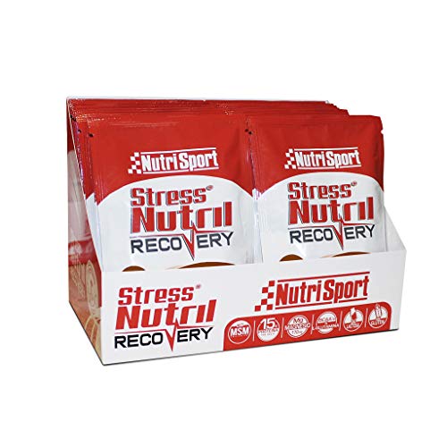 Nutrisport - StressNutril Recovery, Batido para Recuperación Muscular, Sabor Chocolate, 20 Sobres, 20 x 40 gr