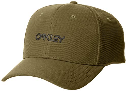 Oakley 6 Panel Hat Metallic Sombrero, Cepillo Oscuro, Large/X-Large Unisex Adulto