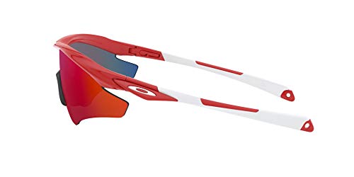 Oakley - Gafas de sol Pantalla M2 Frame, Red/Positive Red Iridium (S3)