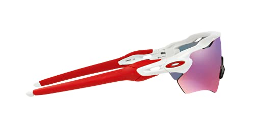 Oakley OO9208 Radar Ev Path Sunglasses+Vision Group Accesorios Bundle, Blanco pulido/Prizm Road (920805),