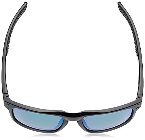 Oakley R 937703 Holbrook Gafas de Sol, Negro (Black Ink)/Verde (Prizm Jade), 55 para Hombre