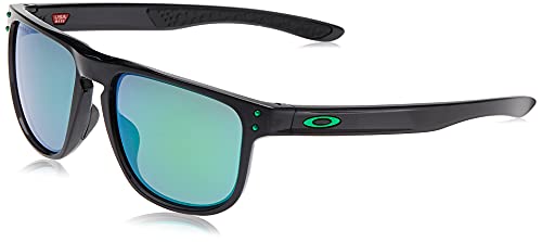 Oakley R 937703 Holbrook Gafas de Sol, Negro (Black Ink)/Verde (Prizm Jade), 55 para Hombre