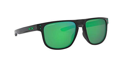 Oakley R 937703 Holbrook Gafas de Sol, Negro (Black Ink)/Verde (Prizm Jade), 55 para Hombre