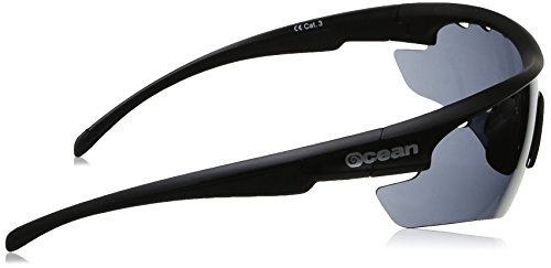 Ocean Sunglasses Ironman - Gafas de Sol- Montura : Negro Mate - Lentes : Ahumadas (90000.4)