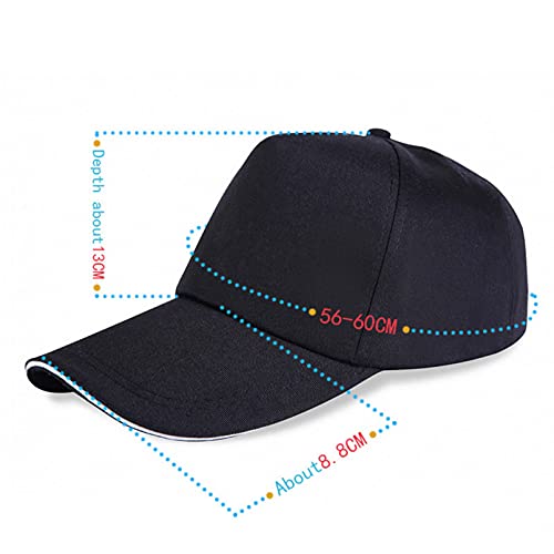 OEWFM Hombres Gorra de béisbol Significado del Nombre Gorra Snapback Sombrero de Mujer en Pico Gorra de béisbol de Rebote con Pinchos