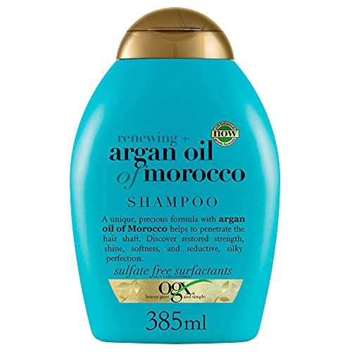 OGX Champú Aceite de Argán de Marruecos, Pelo Seco y Dañado, 385 ml