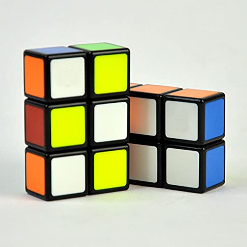 OJIN MO Fang GE 1x2x3 Cube Puzzle One Layer 1x2x3 Black Puzzle Cube Smooth Cube Turning Cube Toy para Principiantes (1x2x3)