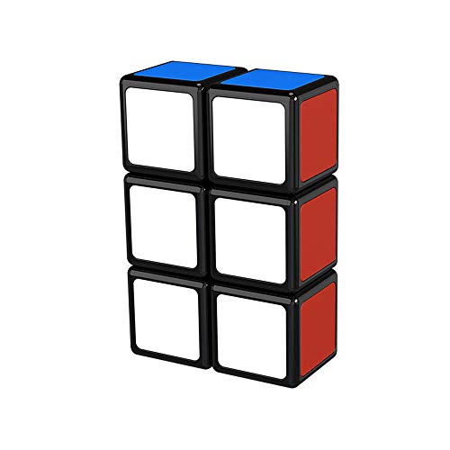 OJIN MO Fang GE 1x2x3 Cube Puzzle One Layer 1x2x3 Black Puzzle Cube Smooth Cube Turning Cube Toy para Principiantes (1x2x3)