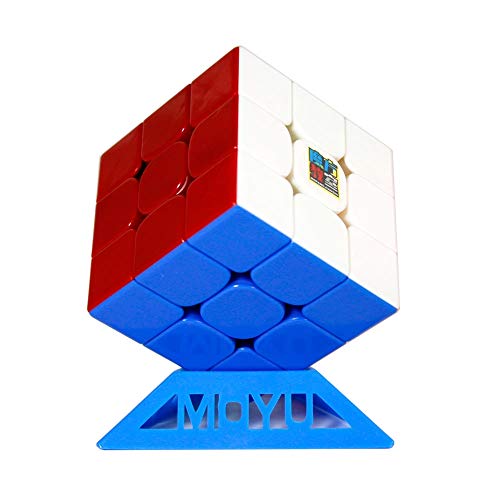 OJIN MoYu MoFang JiaoShi MF3RS3 3x3x3 Cubo mágico Cubing Aula MF3 RS3 V3 Rompecabezas de Cubo de Velocidad 3X3 con un trípode de Cubo (Sin Etiqueta)