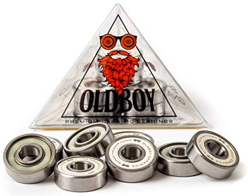 Oldboy - Rodamientos de cerámica - para Skate y Longboard - Giro rápido