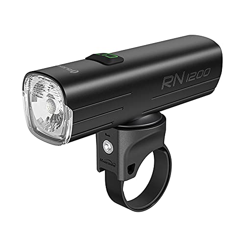 OLIGHT RN 1200 LED Faro de bicicleta Recargable USB, Anti-deslumbramiento Super Brillante 1200 Lúmenes 146Metros, Luz bicicleta delantera con Batería 4000mAh, 5 Modos, Resistente al agua IPX7