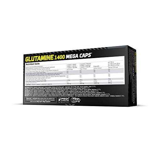 Olimp Sport Nutrition Cápsulas Glutamine Mega - 120 unidades