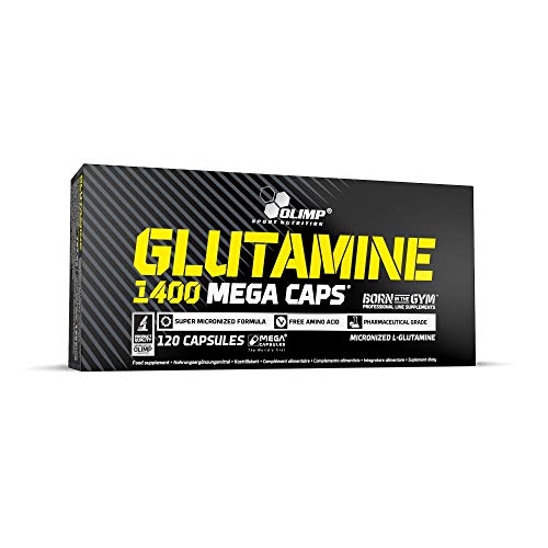 Olimp Sport Nutrition Cápsulas Glutamine Mega - 120 unidades