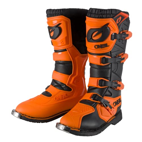 O'Neal Rider Pro Botas DE Motocicleta, Unisex-Adult, Naranja, 44 EU