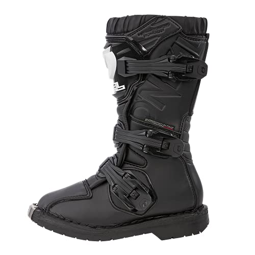 O'NEAL | Suelas de Recambio Botas Motocross | Niños | Enduro MTB BMX | Par de Suelas de Recambio para Bota Juvenil Rider | Kit de Suelas de Recambio para Bota Juvenil Rider Negro | Talla 34-35