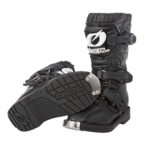 O'NEAL | Suelas de Recambio Botas Motocross | Niños | Enduro MTB BMX | Par de Suelas de Recambio para Bota Juvenil Rider | Kit de Suelas de Recambio para Bota Juvenil Rider Negro | Talla 34-35