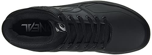 O'NEAL | Zapatillas de Bicicleta | MTB DH FR | Equilibrio Entre el Agarre y el reposicionamiento del pie, protección de la articulación Interna | Zapatilla Pinned Pro | Adultos | Negro | Talla 37