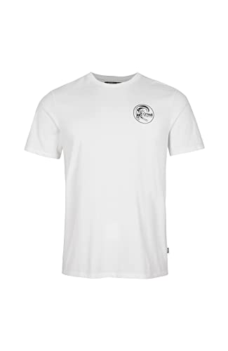 O'NEILL Circle Surfer T-Shirt, Casual Logo Camiseta, Color Blanco, Extra-Large para Hombre