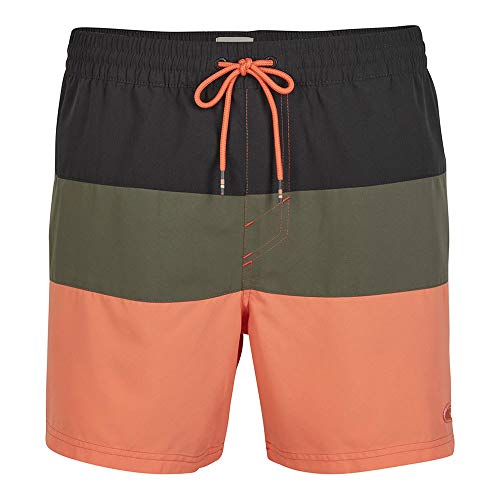 O'Neill Pm Frame Block Shorts, Bañador para Hombre, Rosa (2513 Living Coral), XL